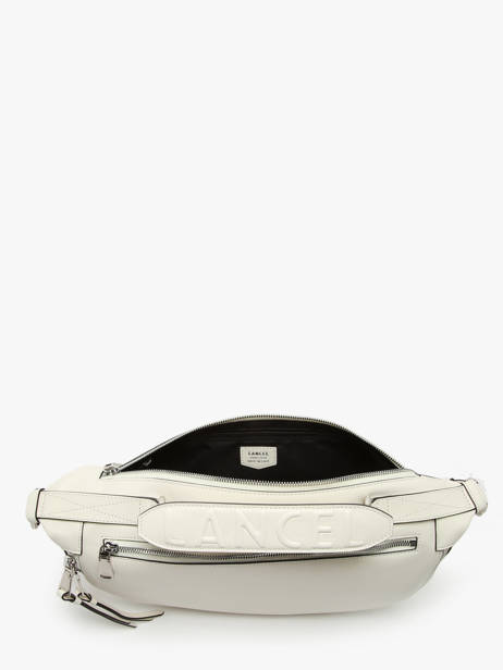 Cross Body Tas M Origami Leder Lancel Beige origami A12528 ander zicht 3